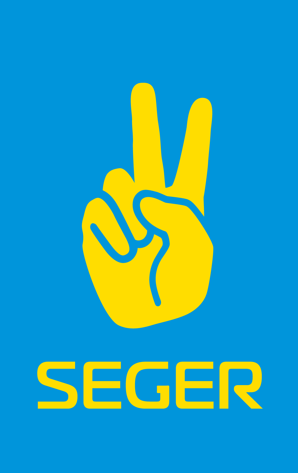 Logotyp för SEGER (✌🏼)